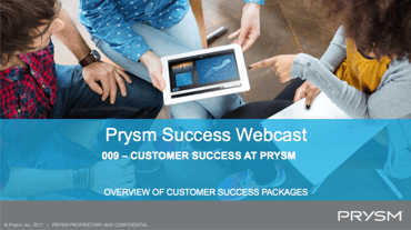 customer success at Prysm